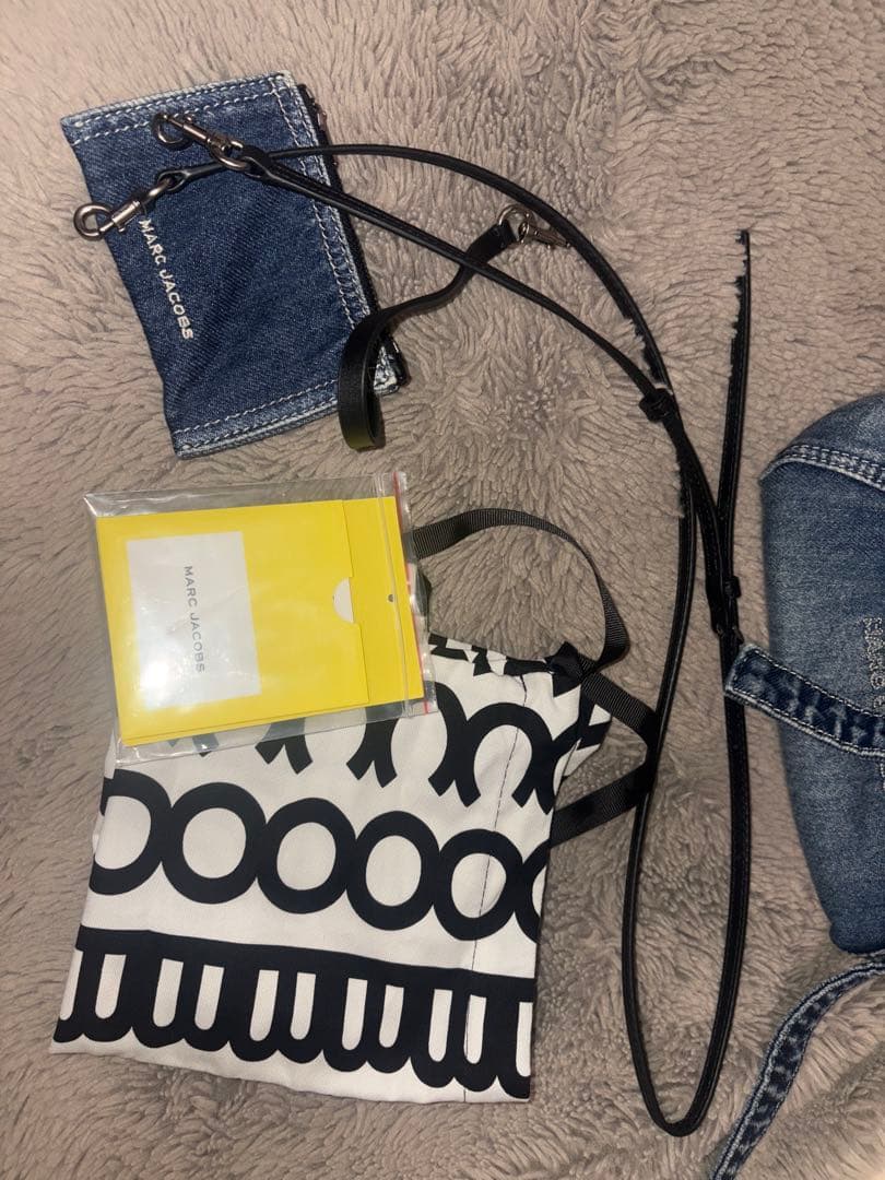 完売品　MARC JACOBS ザ ボウ デニムSACK BAG mini