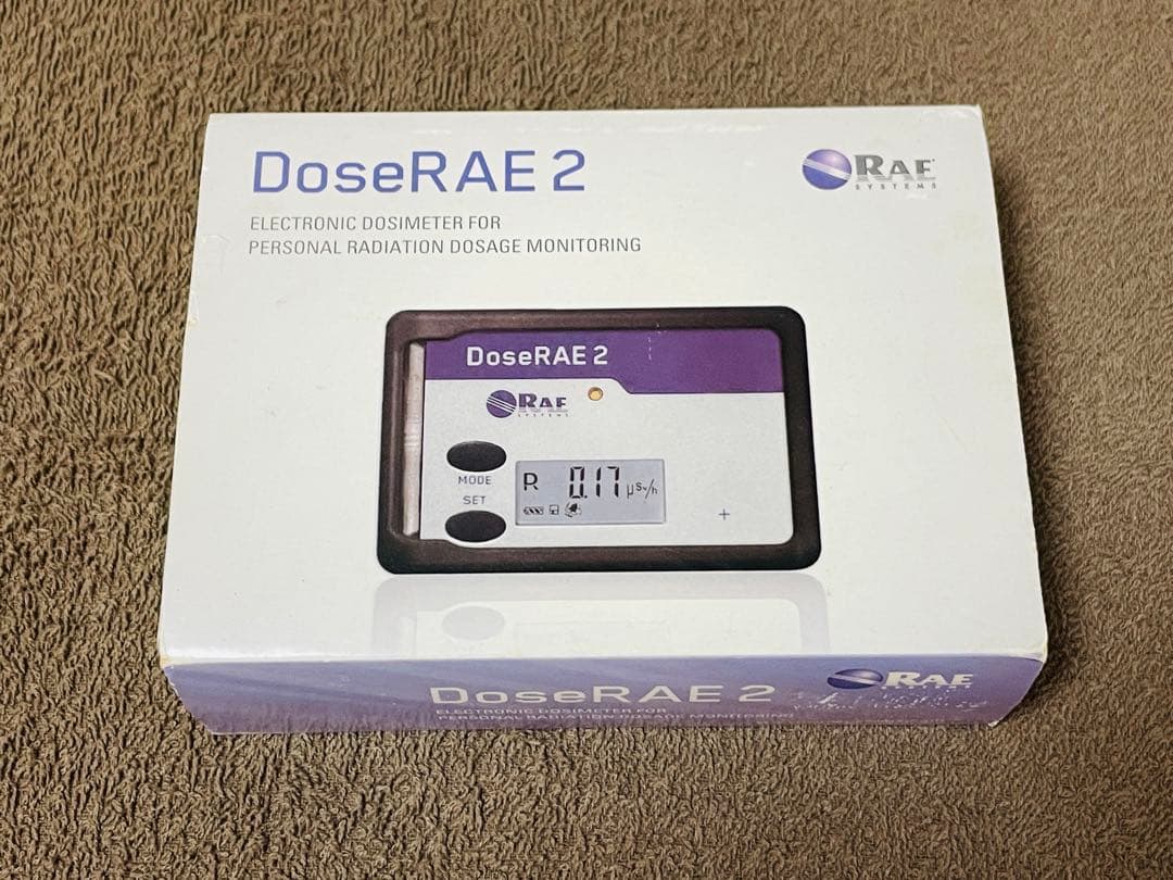 【ジャンク品扱い】DoseRAE2 PRM1200 放射線量モニター放射線測定器