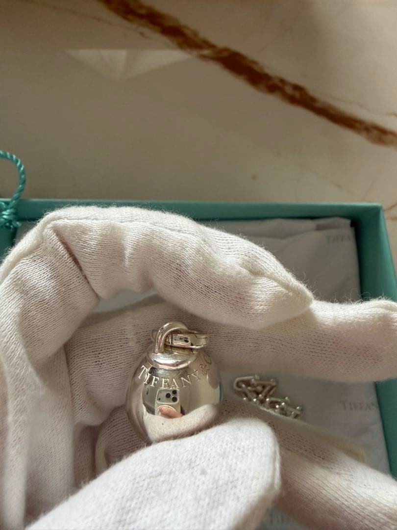 Tiffany&Co. ハードウェア　スモール　ラップ　ネックレス　シルバー