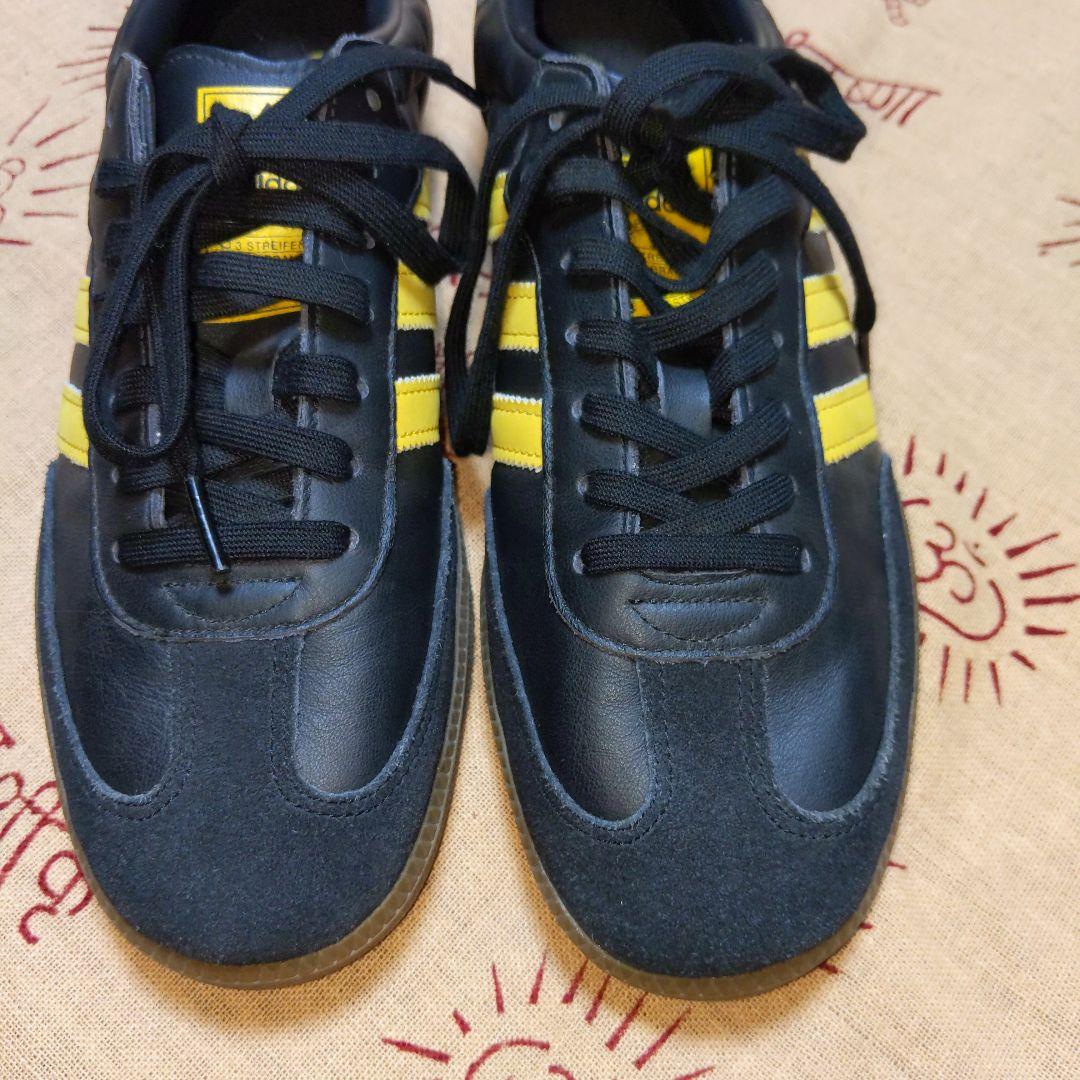 adidas SAMBA OG B96324 黒/黄 スニーカー 27.5cm