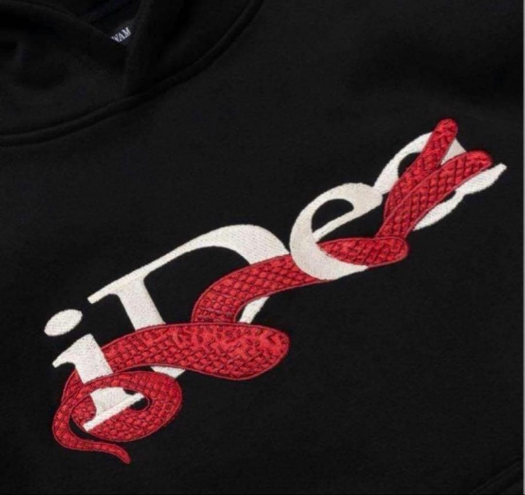 ideaswam ブラック レッド パーカーLサイズ 早い者勝ち