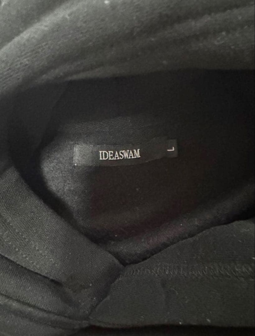 ideaswam ブラック レッド パーカーLサイズ 早い者勝ち