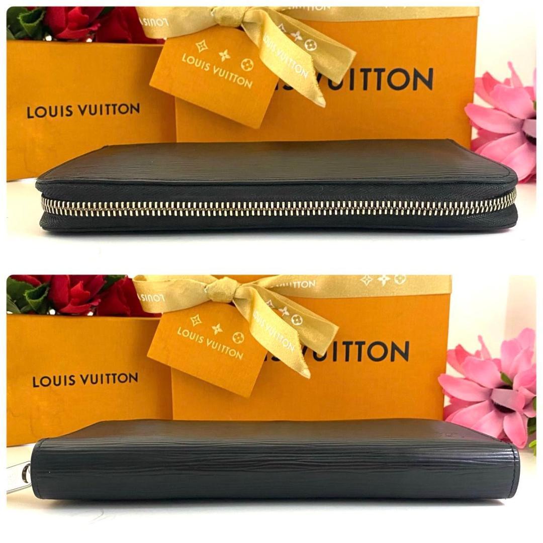 ルイ ヴィトン◎ジッピーオーガナイザー エピ ノワール ラウンドファスナー 黒