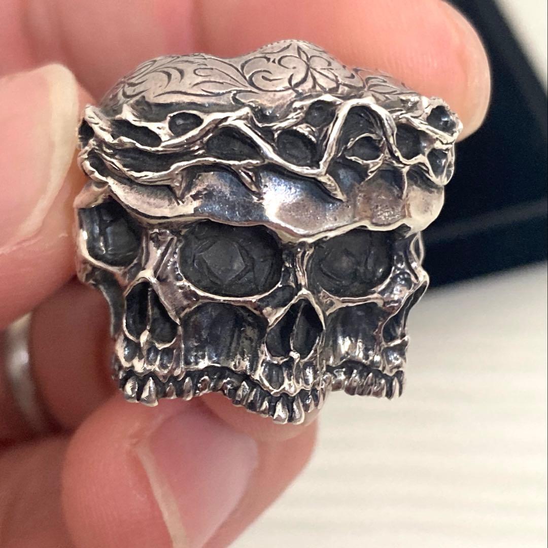 Antidote×MagicalDesign カルバリースカルリング 16号美品