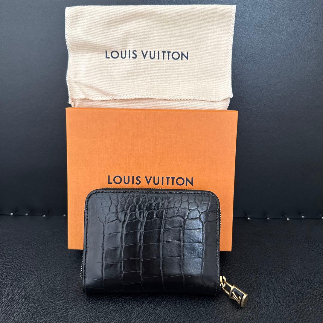 ‼️‼️‼️最終値下げ‼️‼️‼️ルイヴィトン　ジッピーパース　クロコダイル　ブラック