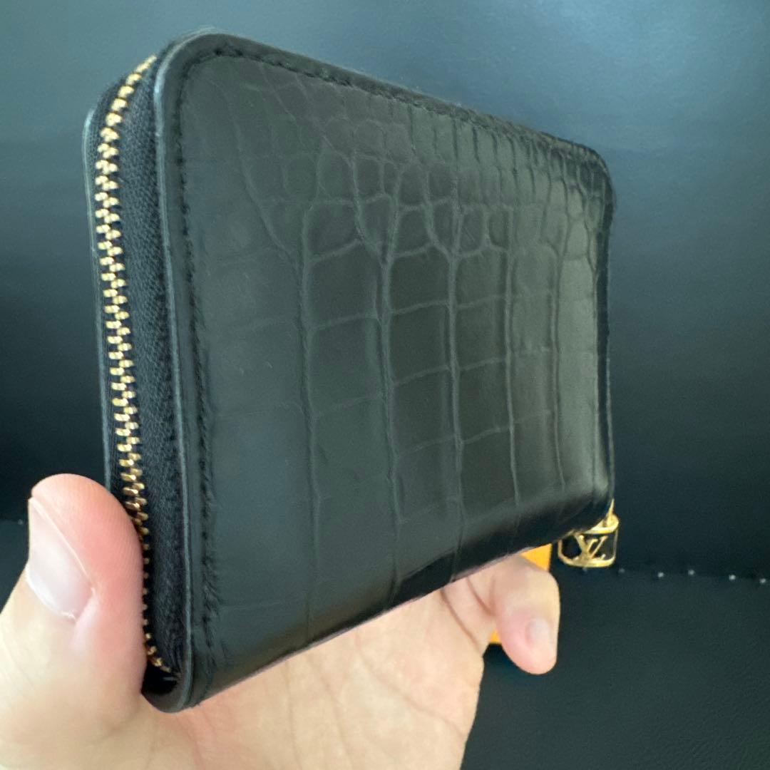 ‼️‼️‼️最終値下げ‼️‼️‼️ルイヴィトン　ジッピーパース　クロコダイル　ブラック