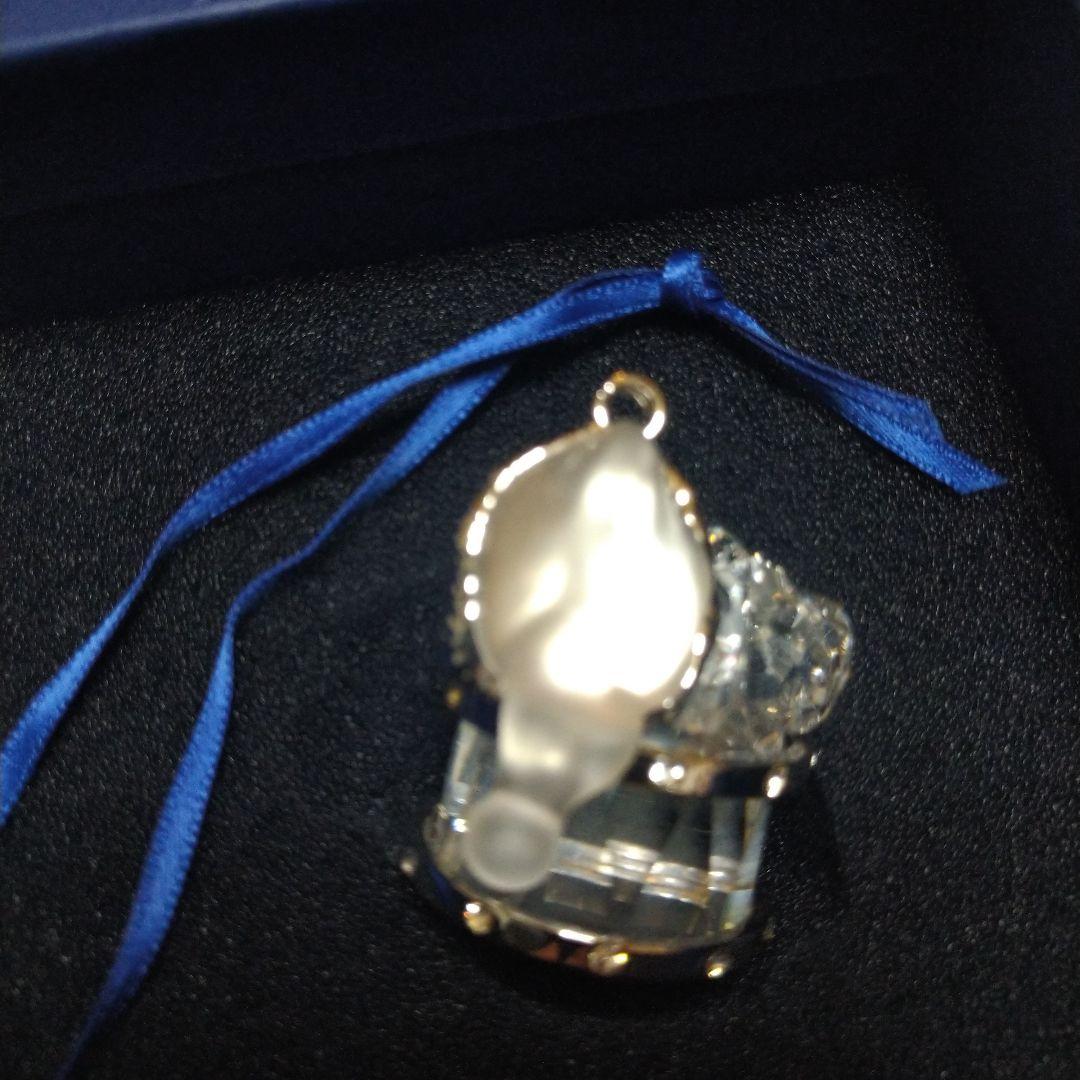 値下げスワロフスキー置物クリスベアドラム