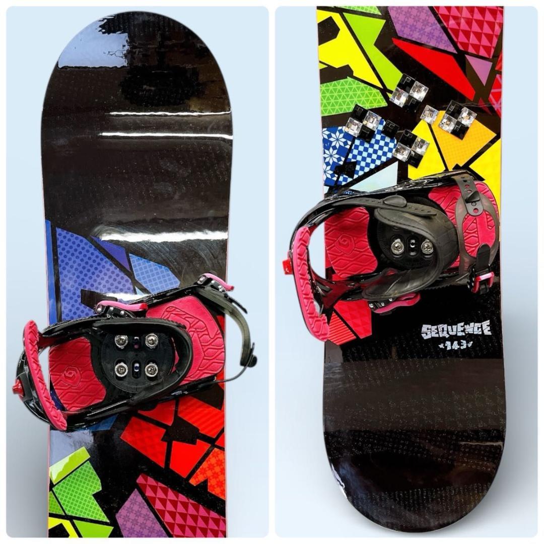 【4点セット】レディース スノーボード SALOMON SEQUENCE 143