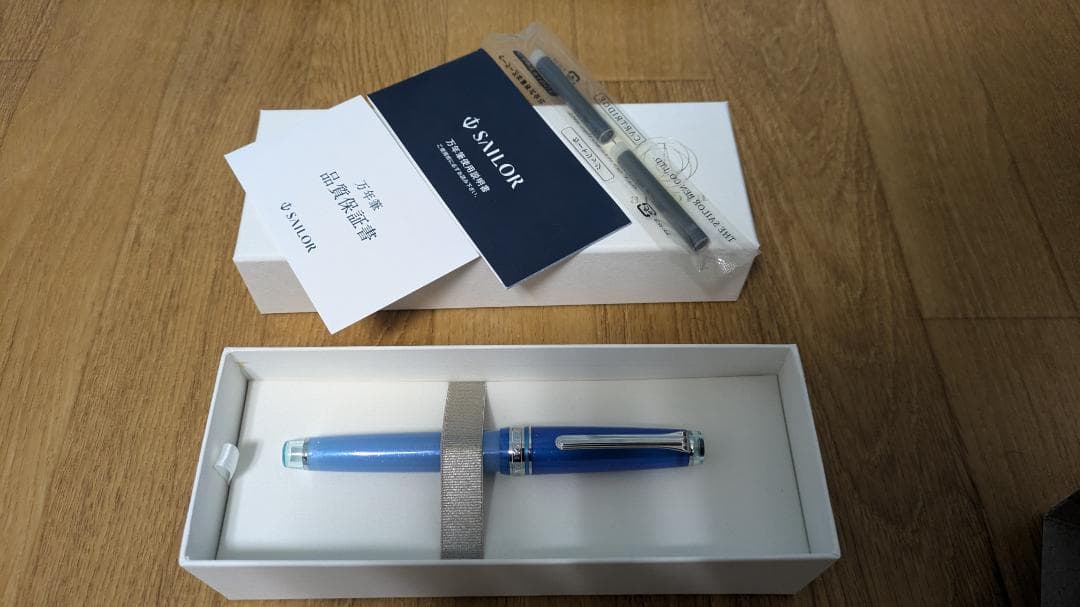 アンコーラ限定 プロフェッショナルギアスリム 万年筆 地球 細字（F）