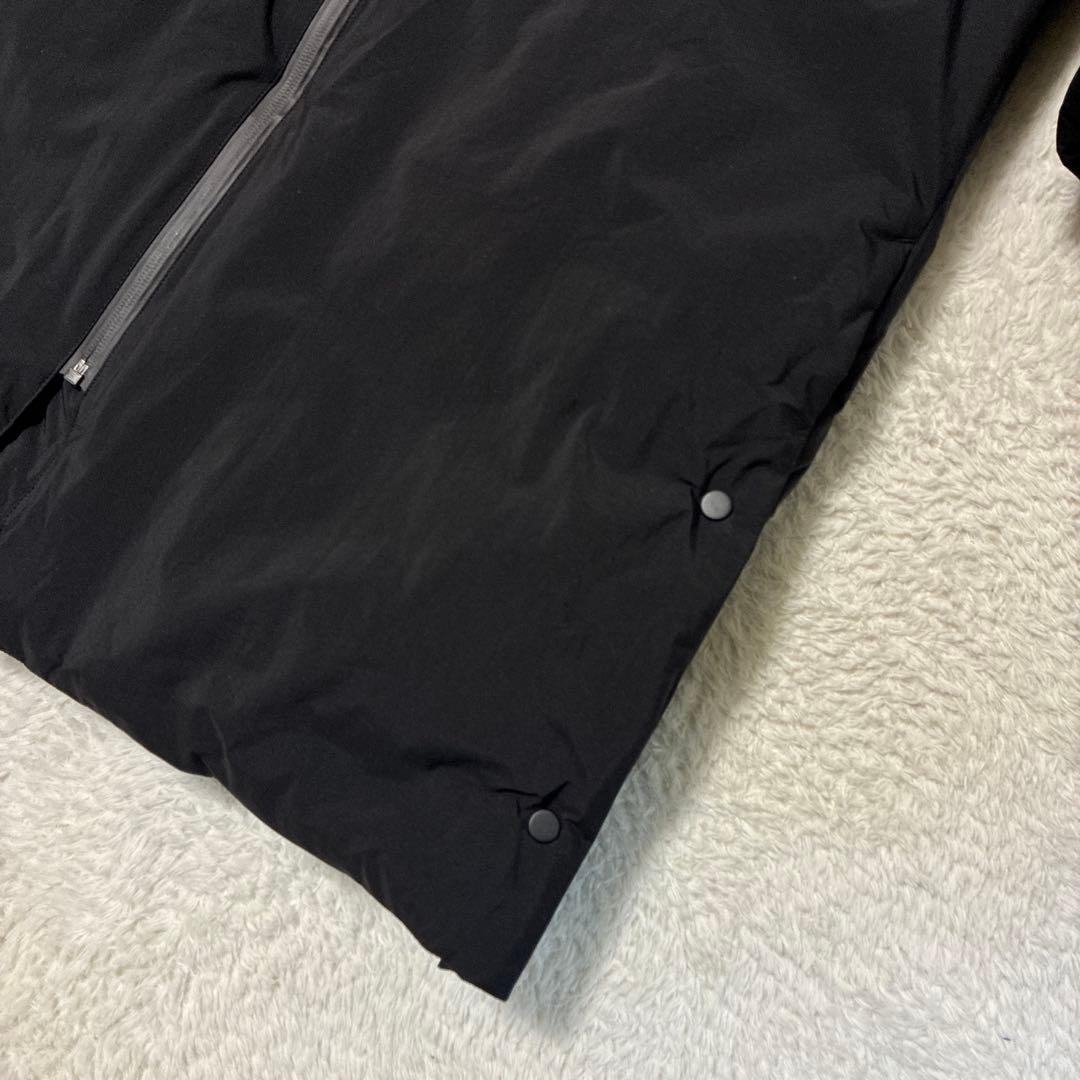 【未使用品】ユニクロ　ウルトラウォームハイブリッドダウンロングコート+ L 黒