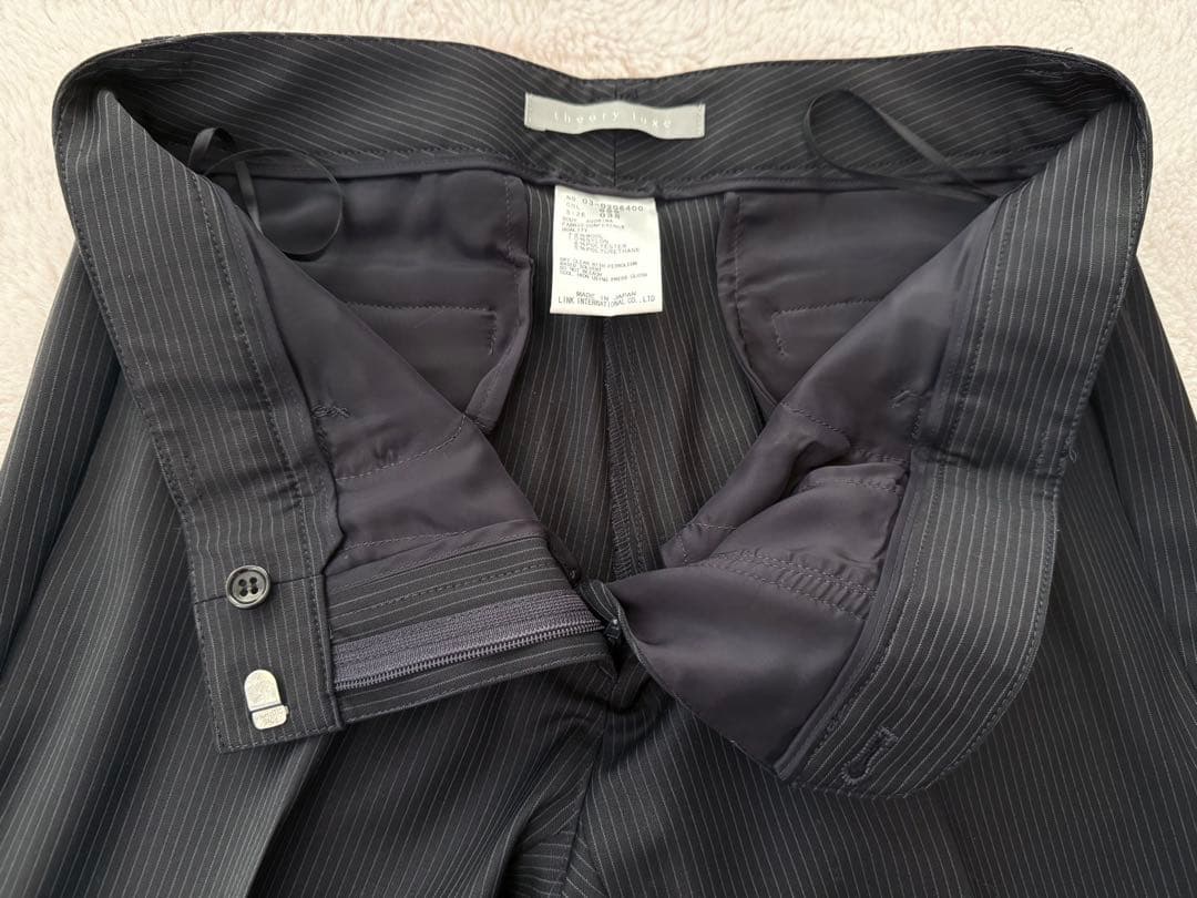 Theory luxe セオリーリュクス ダークネイビー パンツスーツ　38