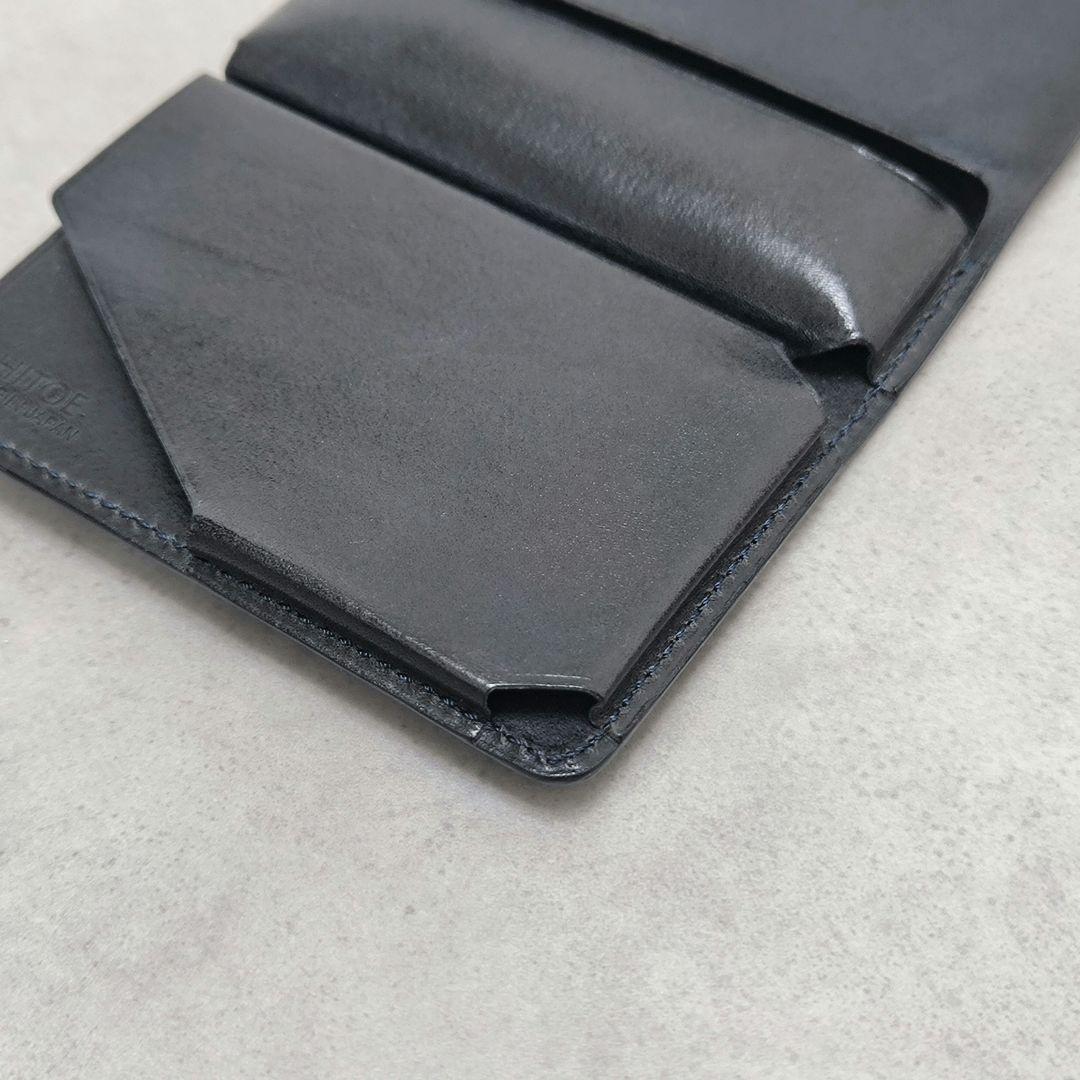 【SYRINX】 Hitoe Fold Aria Foschia ネイビー