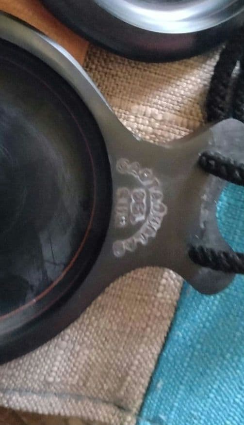 フラメンコ　カスタネット＜デルスール＞赤いラインが美しいベテアダ　フィブラ6号