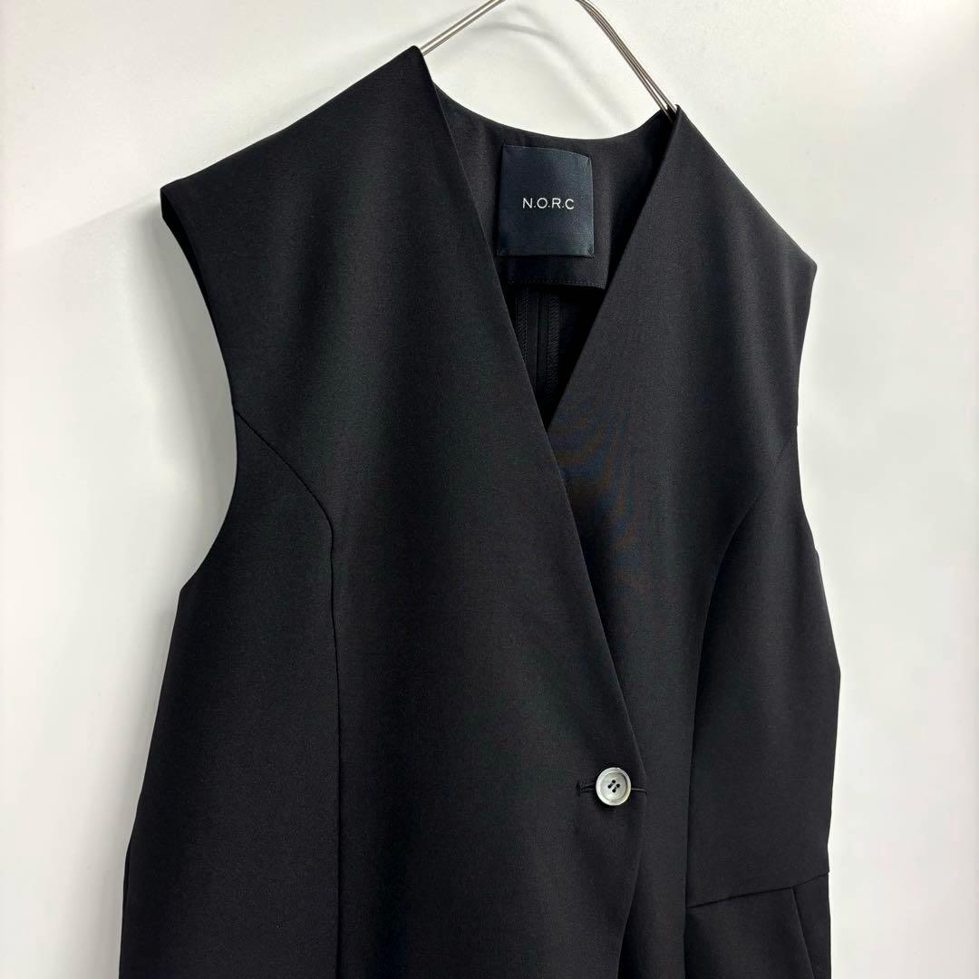 未使用　N.O.R.C　レディース　ウォッシャブルオールインワン　M　ブラック