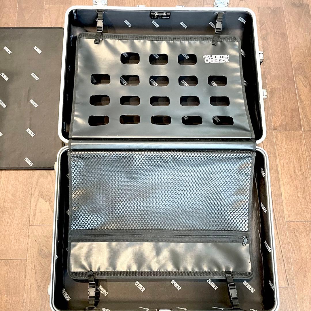 ゼロハリバートン アルミキャリーケース/アメリカNY購入ミドル2輪スライドレバー