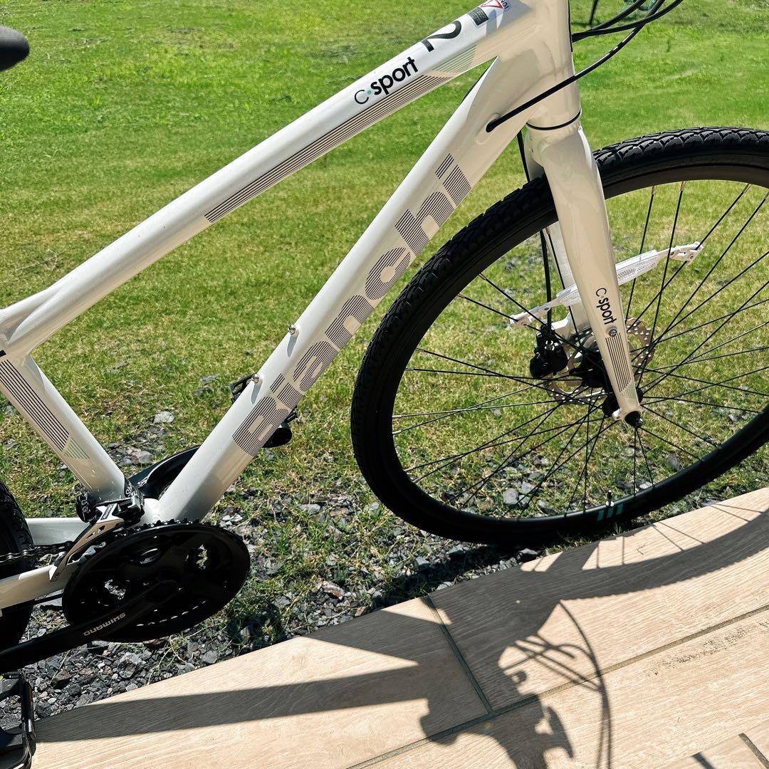 Bianchi C.sport ホワイト クロスバイク　41cm