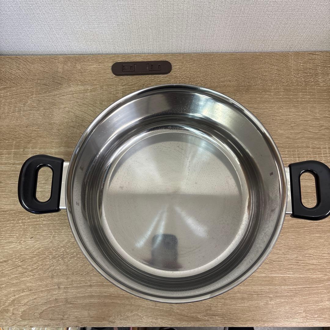 鍋付　セイロ　せいろ蒸し　ステンレス鍋付　蒸し布付　木蓋