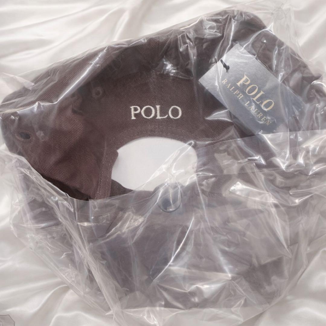 2点POLO ポロラルフローレン　キャップ　ブラウン　ホワイトベージュ茶