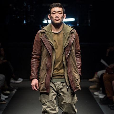 SIVA シヴァ　レザー切替ライダースジャケット　TOSHI-LOW着