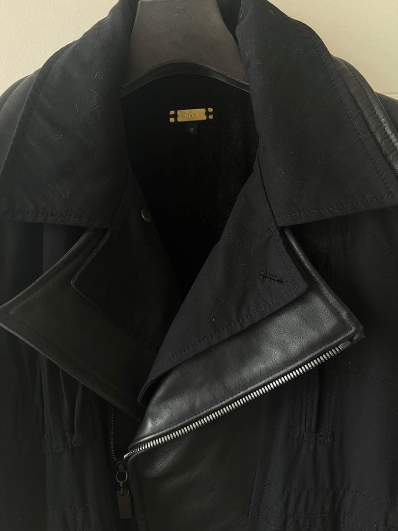 SIVA シヴァ　レザー切替ライダースジャケット　TOSHI-LOW着