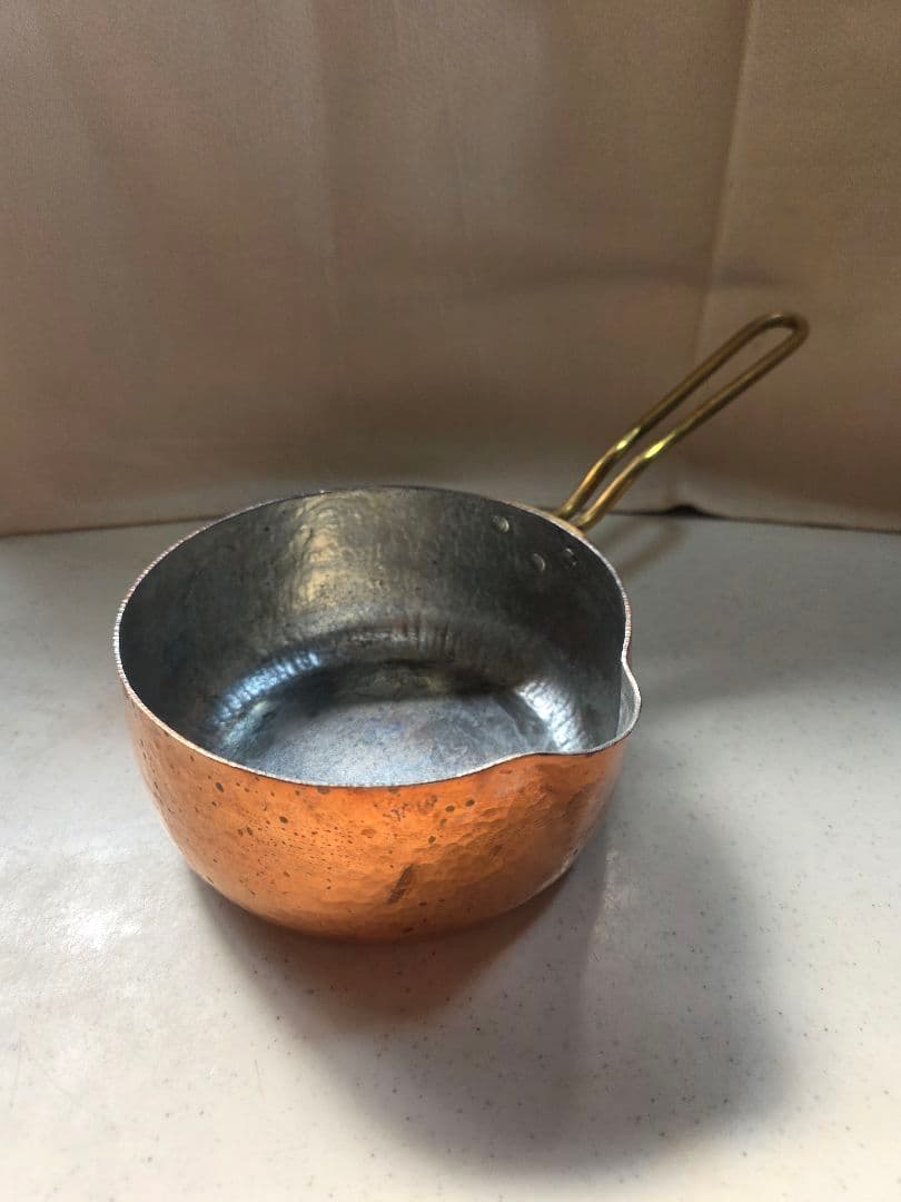 水野正美　ミルクパン　片手鍋　銅製