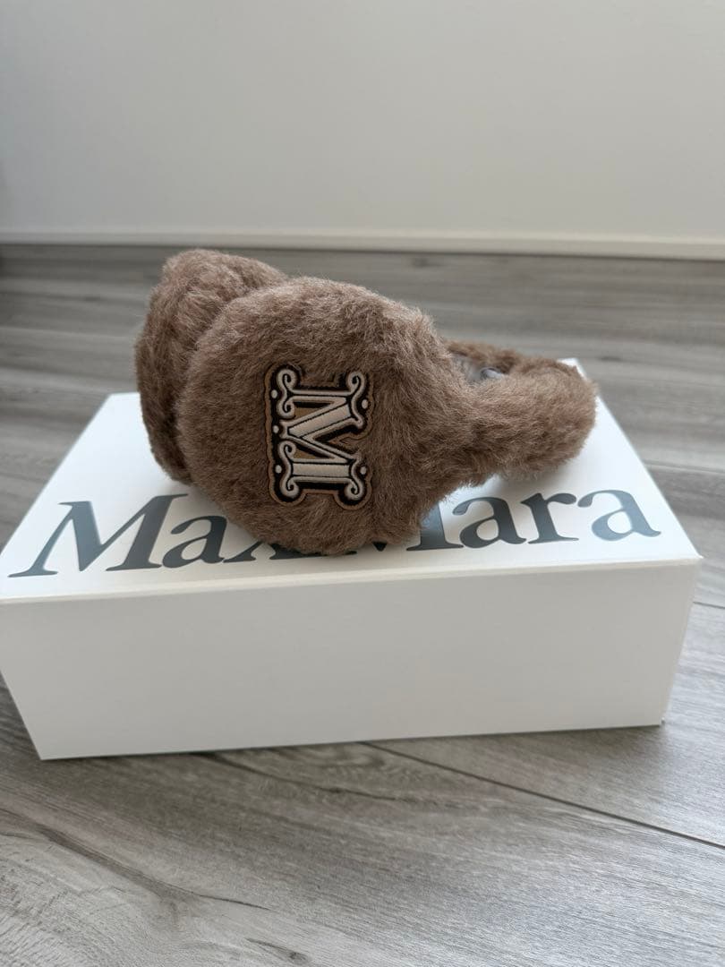 タグ付き新品未使用品　MaxMara テディベア イヤーマフ　ブロンズ