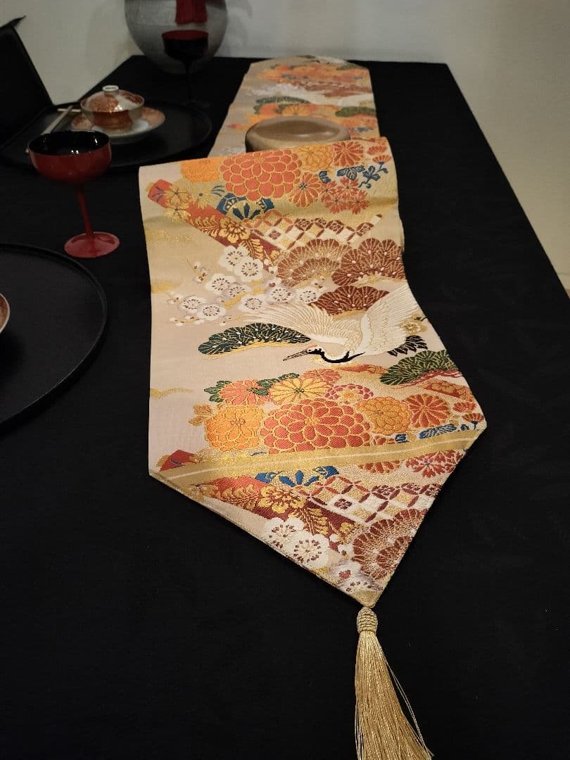 A953高級ひな祭り‼️花嫁衣装帯‼️1ｍ94cm