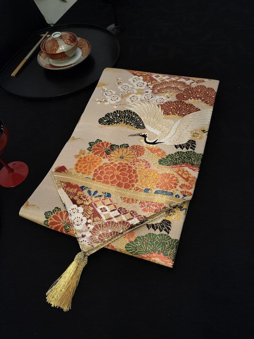 A953高級ひな祭り‼️花嫁衣装帯‼️1ｍ94cm