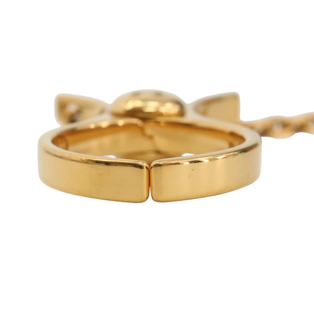 極美品 HERMES エルメス グローブ ホルダー フィルー チャーム ゴールド