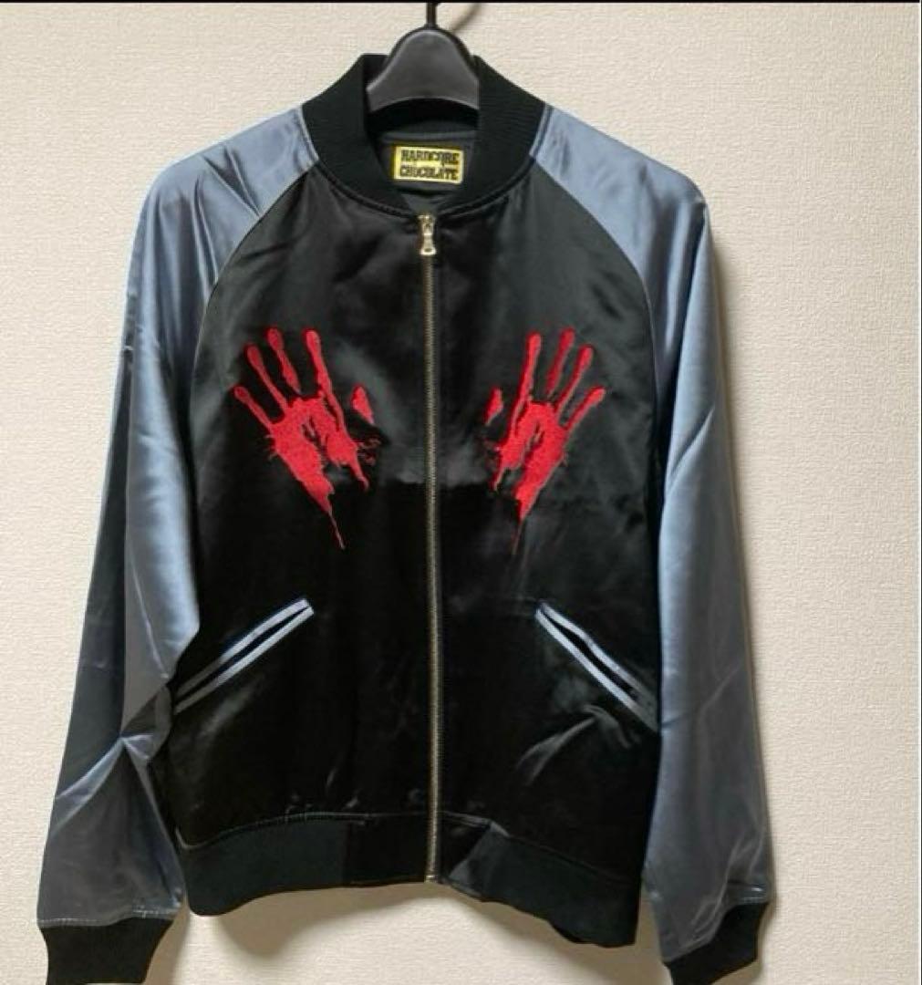 ペ*グ様 L ) ハードコアチョコレート スカジャン ブラック　ジャケット