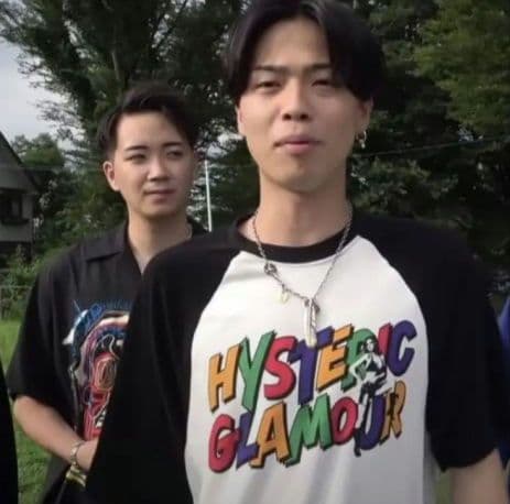 【コムドットやまと着用】ヒステリックグラマー ヒスガール 七分袖ラグランTシャツ