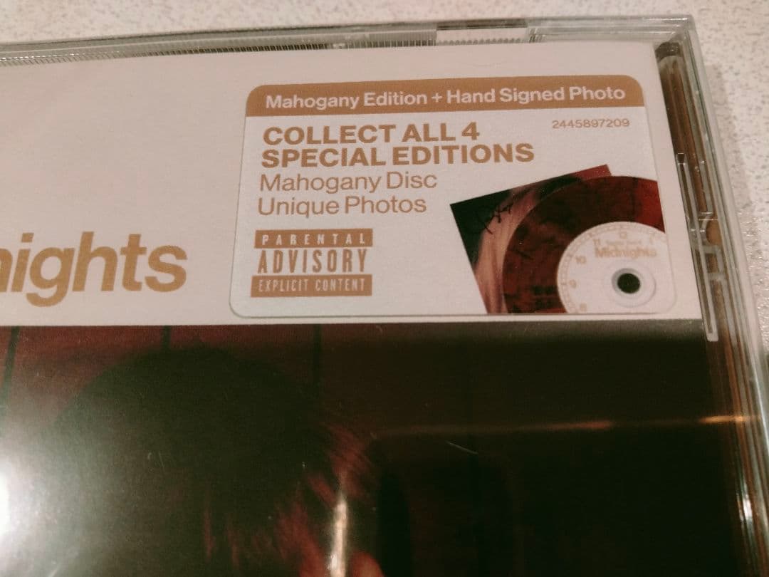 テイラースウィフト TaylorSwift 直筆サイン入りＣＤ 新品未開封