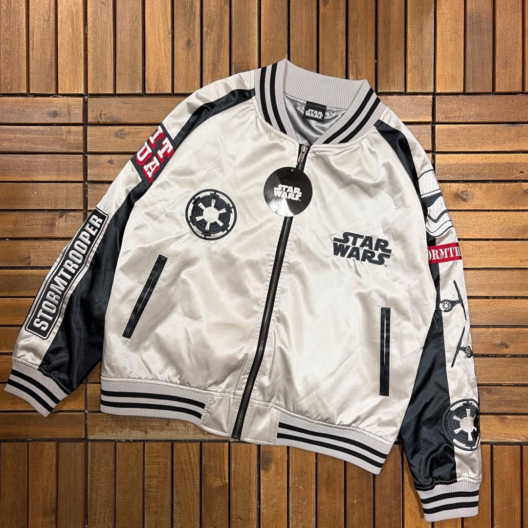 未使用 STARWARS スカジャン キャラジャン シルバーガラクティック 丸眞