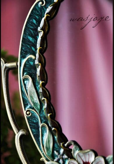 両面卓上鏡 鏡鏡. 化粧鏡.