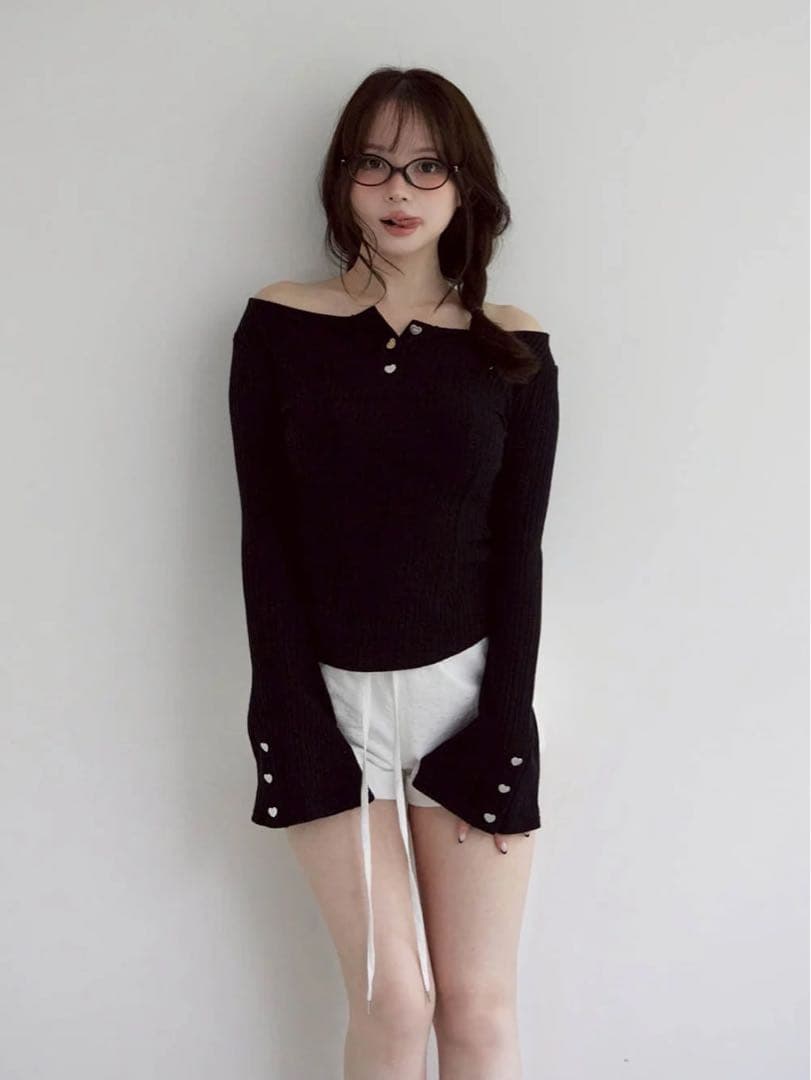 新品未開封 andmary Dorothy heart tops アンドマリー