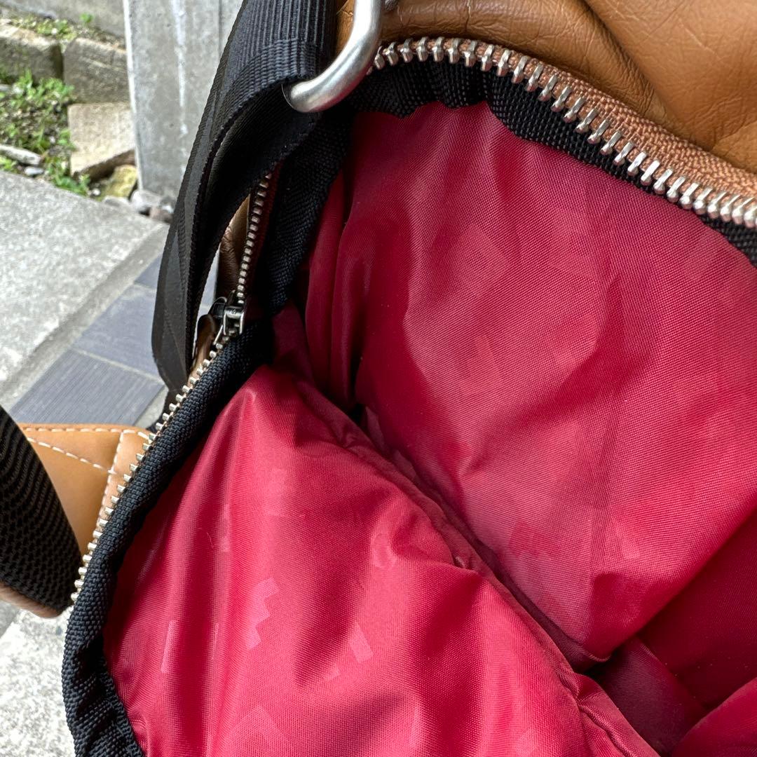 ONOFFブラウン レザー風 キャディバッグ　軽量