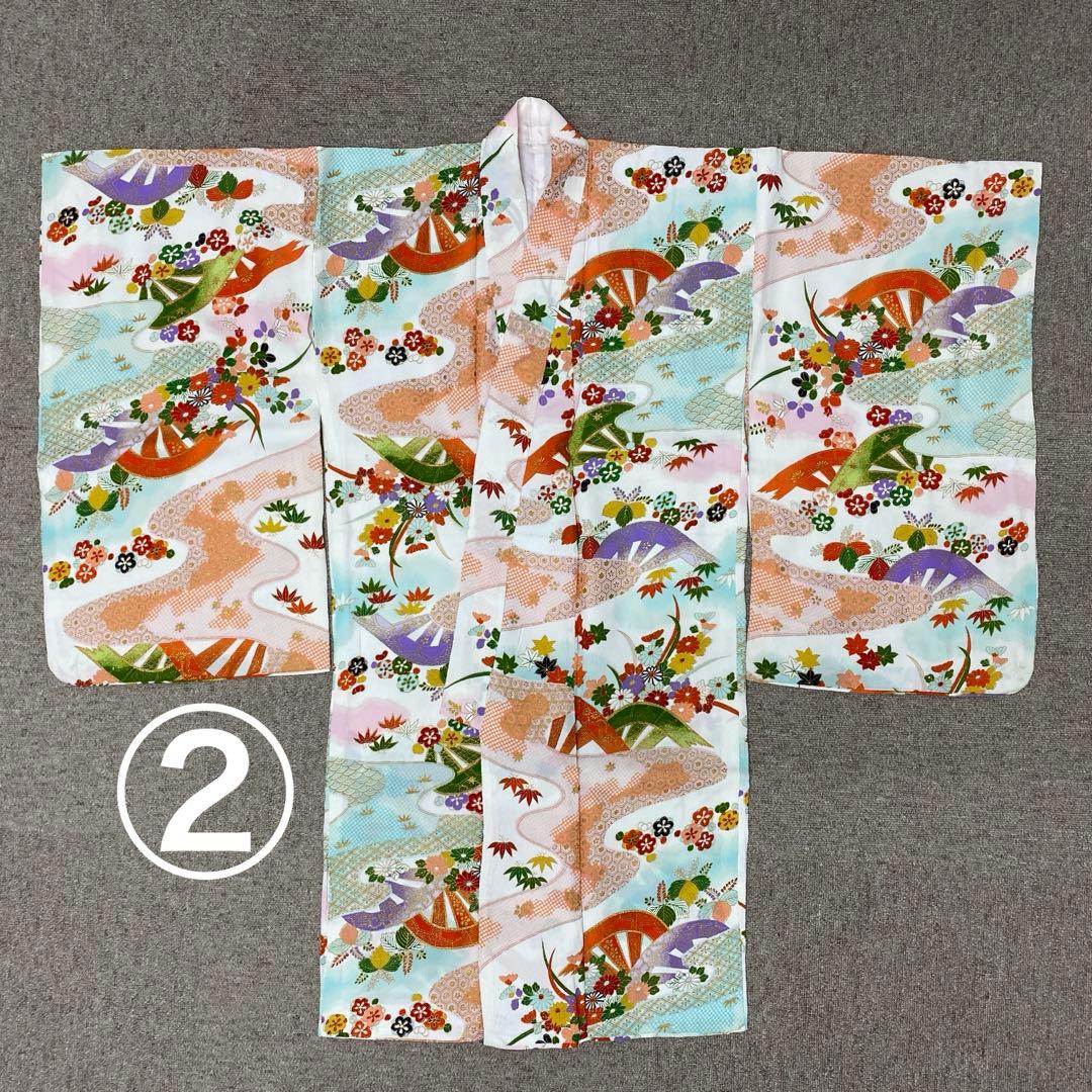 508ag75着物のみ,501ag94着物&袴◎七五三 女の子 アンティーク