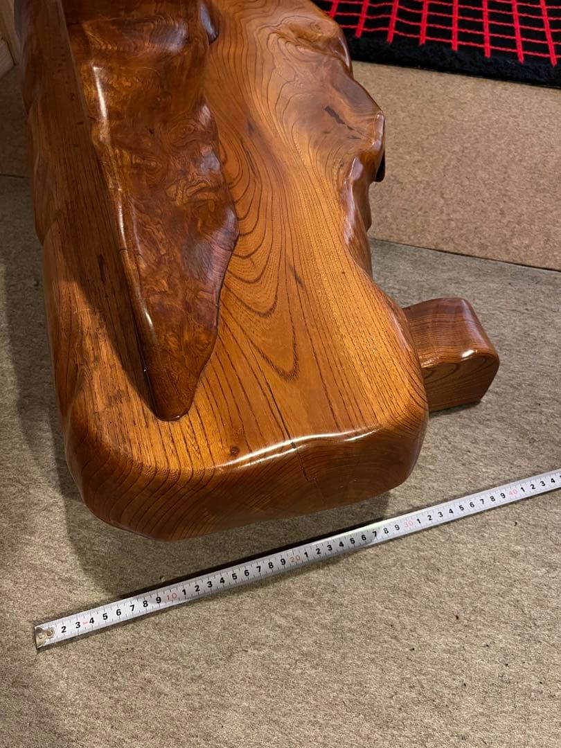 【価格交渉OK】欅　けやき ついたて 衝立　逆さうま　縁起物　一枚木　一点物