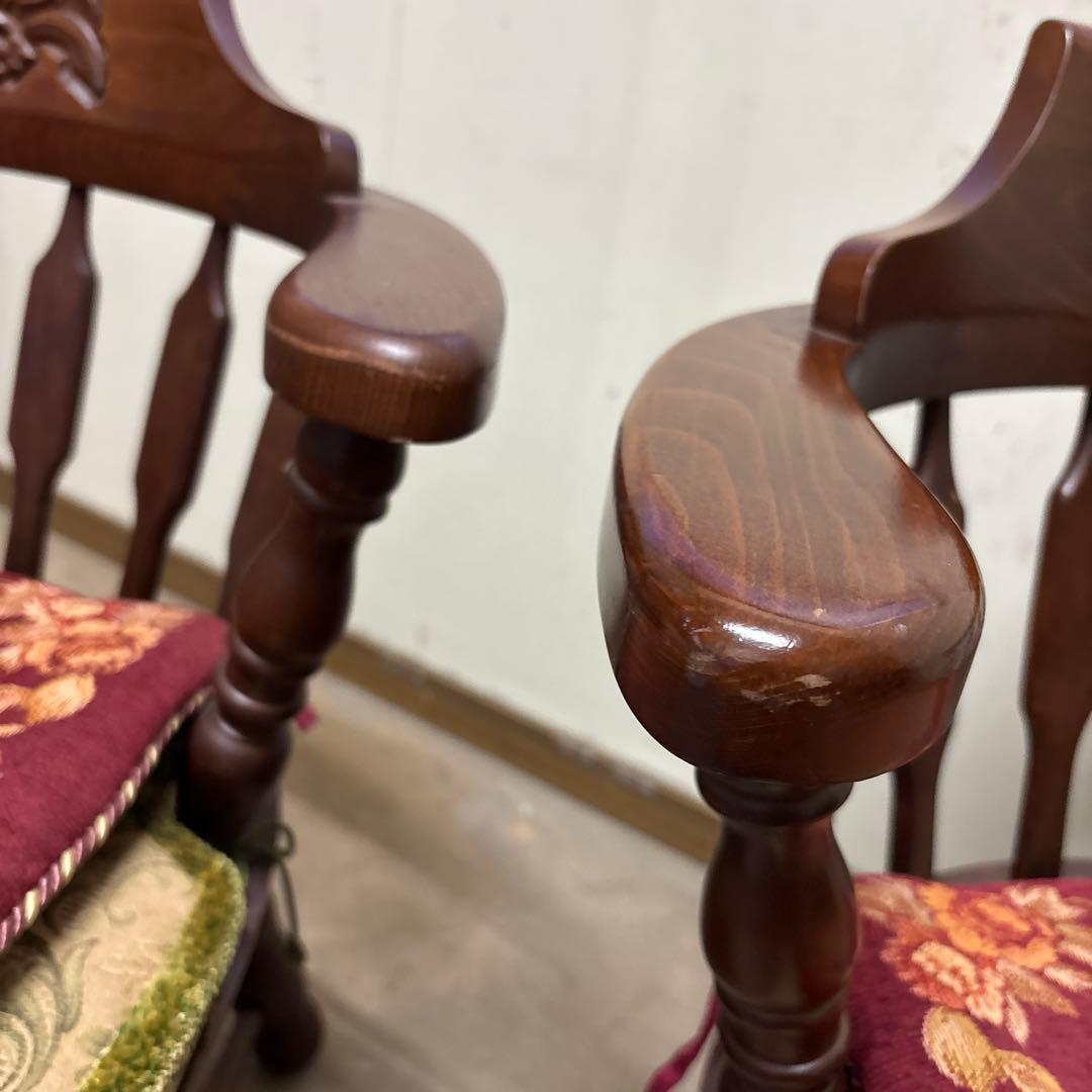 WINDS 太平　アンティークチェア　ローチェア　ウィンザーチェア　2脚　最安値