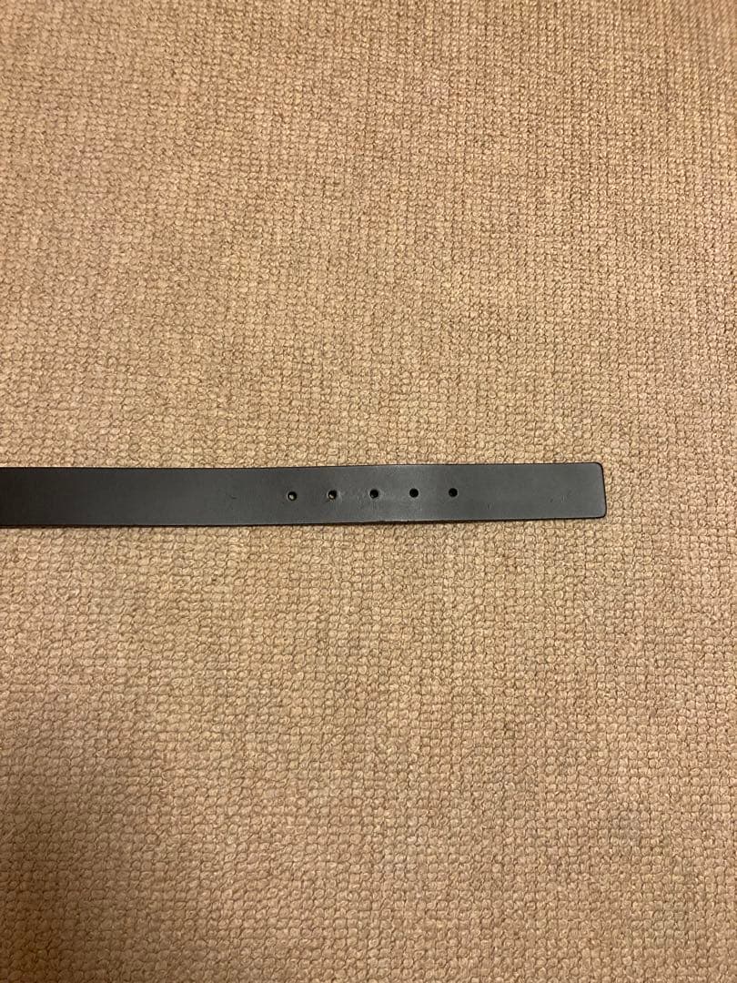 グッチ ベルト 黒 革製　箱と袋付き　全長100センチ 穴5つ