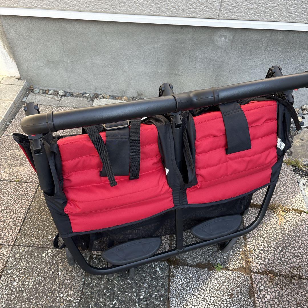 【送料無料】ココロンツイン 2人乗りベビーカー 【美品】