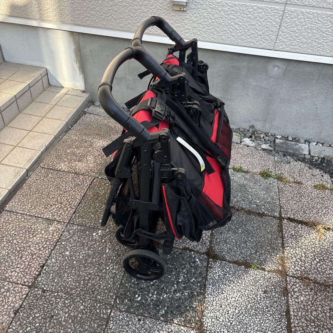 【送料無料】ココロンツイン 2人乗りベビーカー 【美品】