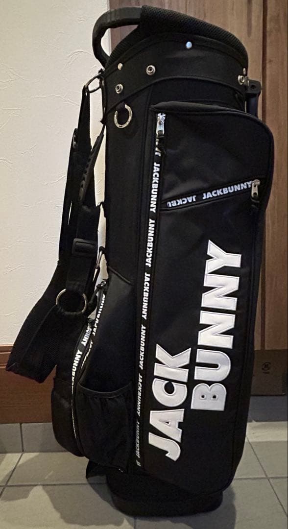 JACK BUNNY ブラック キャディバッグ