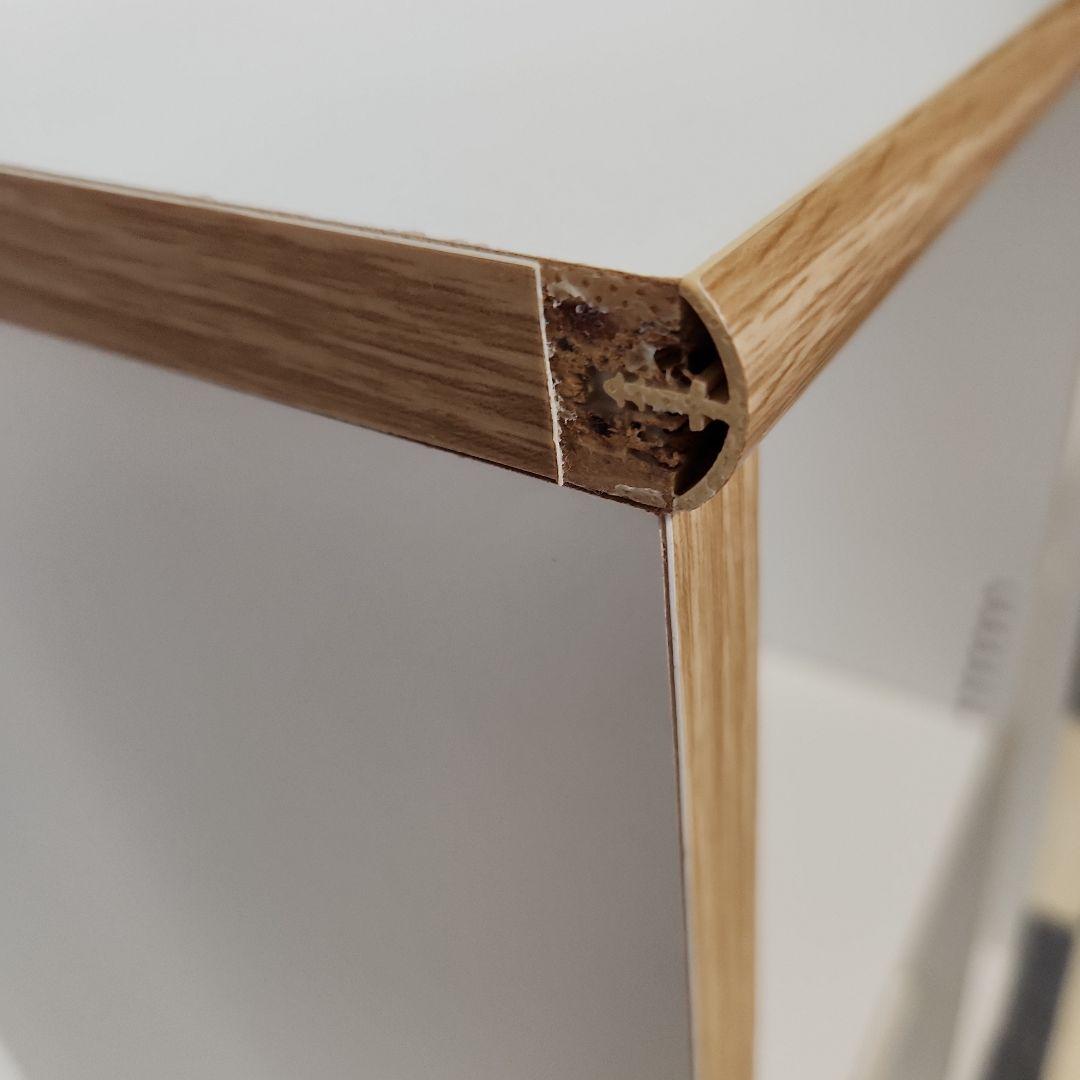 ベルメゾン　本棚　ブックシェルフ ホワイト/ナチュラル