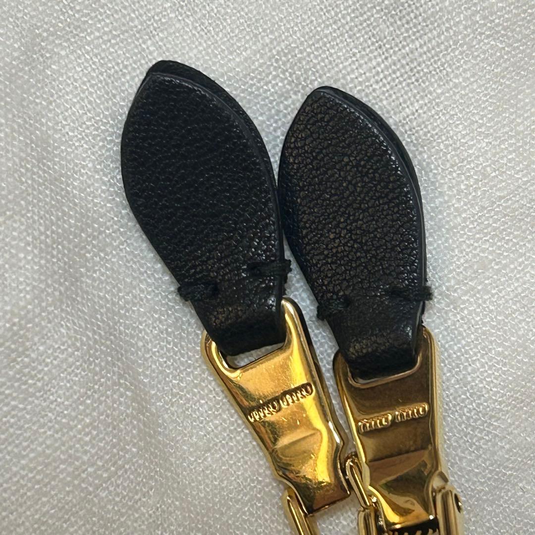 miumiu ナッパレザー　2つ折り　財布