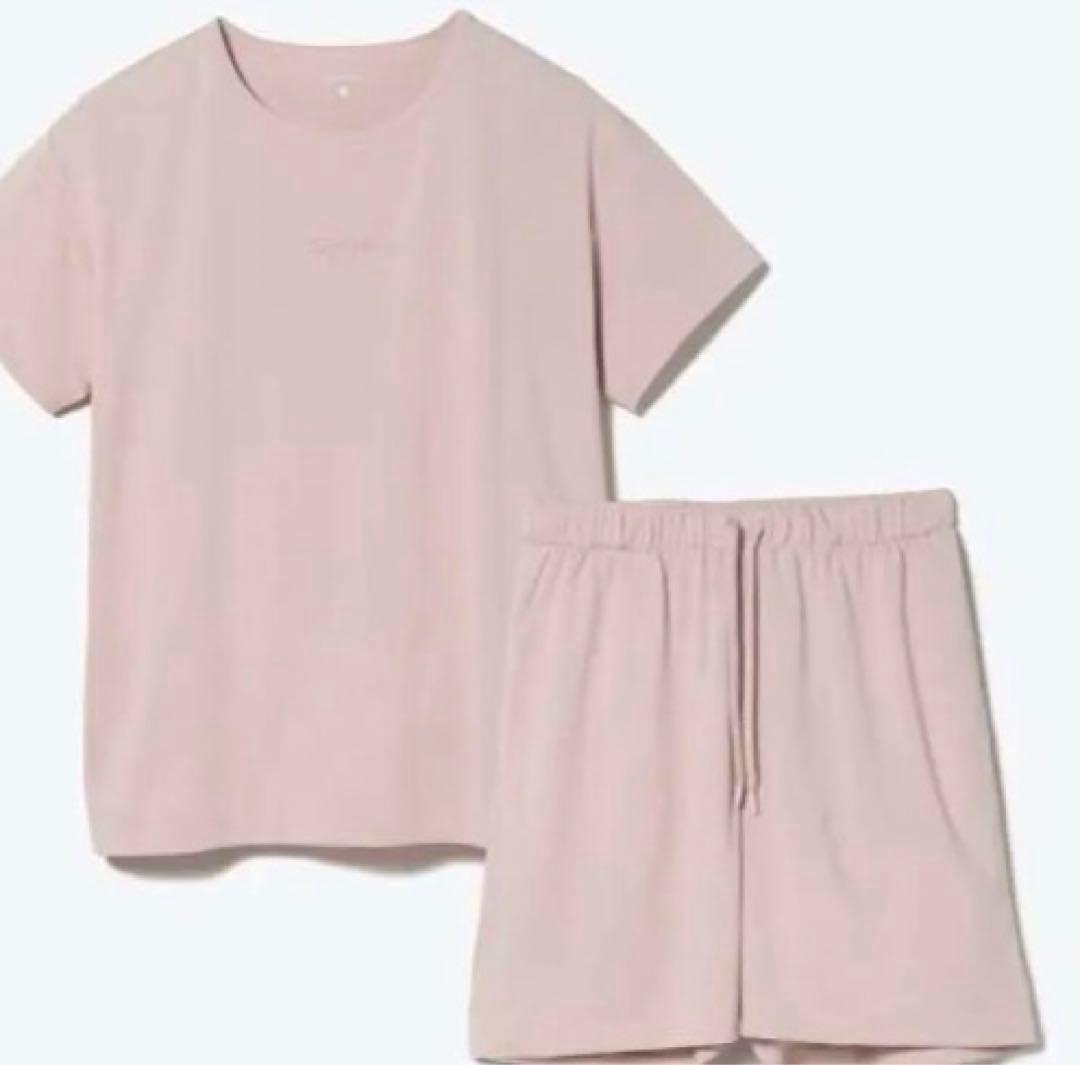 BAKUNE レディース 半袖＆半ズボン リカバリーウェア上下セット ピンクM