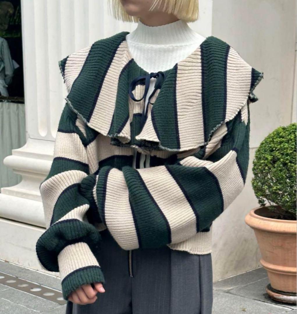 【POPPY】あさぎーにょ ボーダーニット