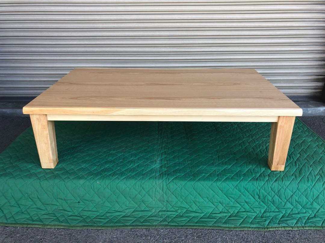 ※   送料無料　国産こたつ　150サイズ　天然風　タモ　ヒーター込　※