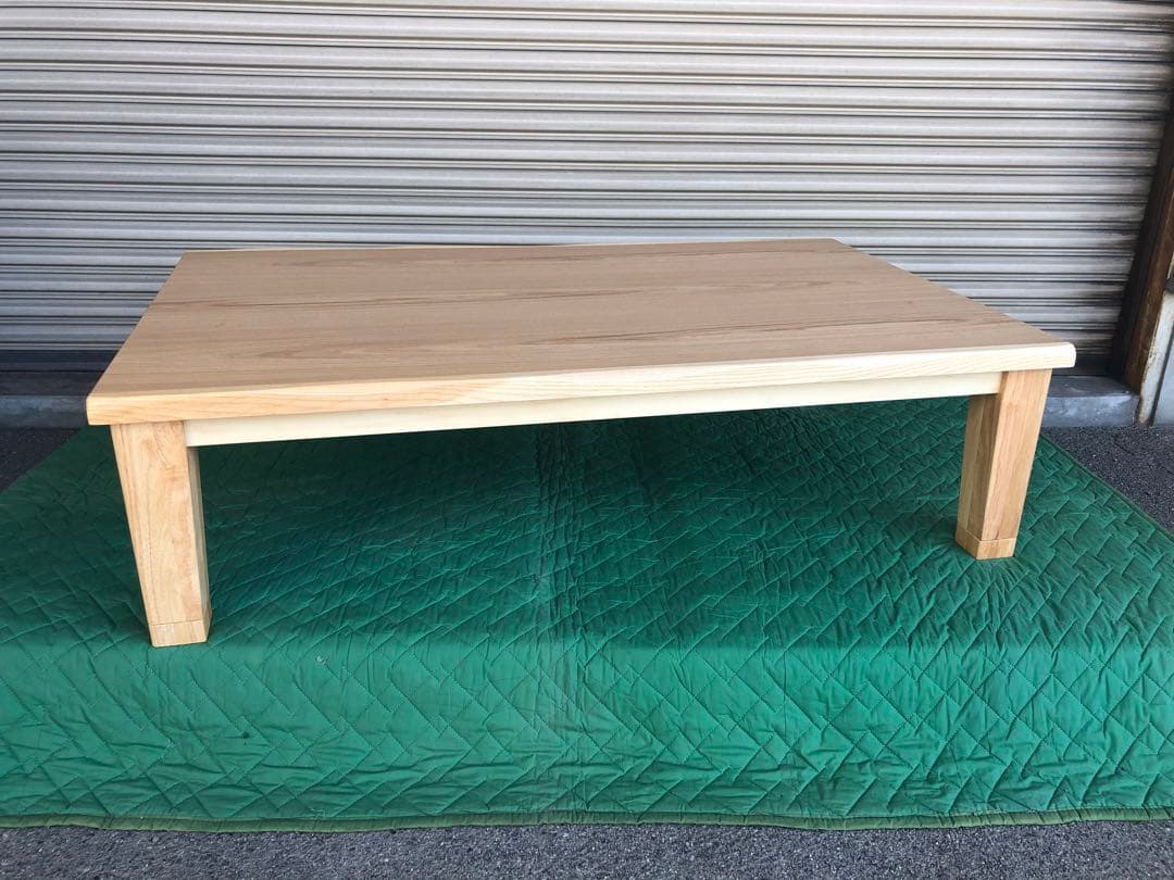 ※   送料無料　国産こたつ　150サイズ　天然風　タモ　ヒーター込　※