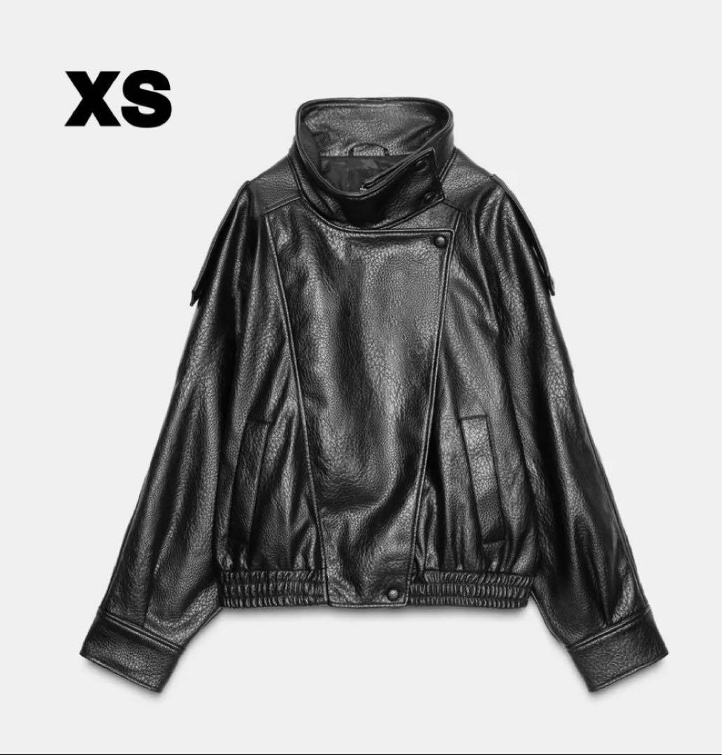 ZARA オーバーサイズレザージャケット